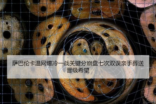 萨巴伦卡温网爆冷一战关键分崩盘七次双误亲手葬送晋级希望
